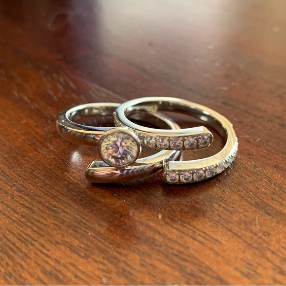 Swarovski Stack Rings - Picture 3 of 11